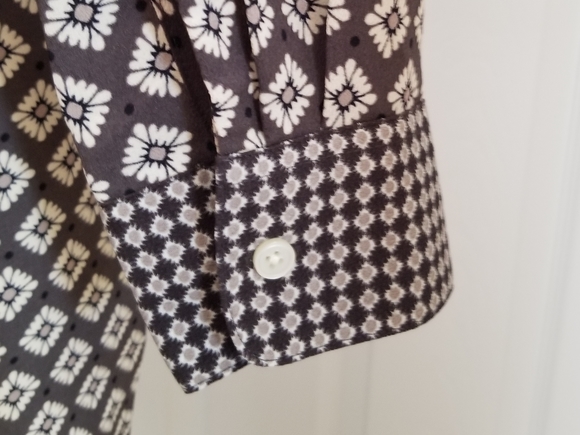 LOFT Button Down Long Sleeve Belted Shirtdress M - Picture 5 of 11